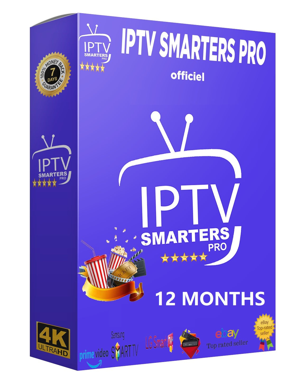 .IPTV SMARTER PRO - SUBSCRIPTION 12 MONTHS ( 2 DEVICES )