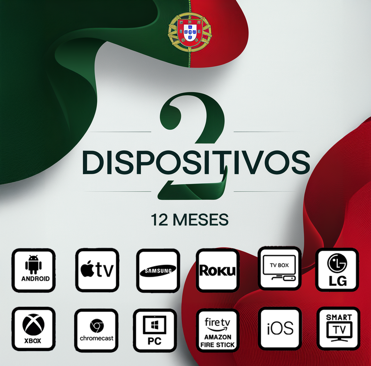 IPTV PORTUGAL PORTUGUES PRO - 12 MESES (2 DISPOSITIVOS)