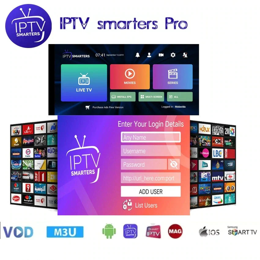 .IPTV SMARTER PRO / TEST 2 DAYS