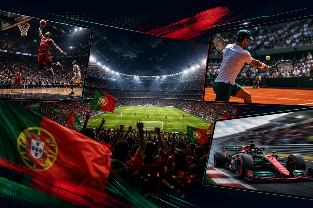 Desporto ao vivo em Portugal - futebol e outros desportos no IPTV